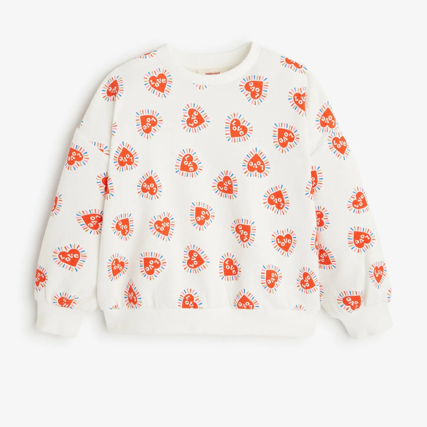 Clearance Girls' Beige Sweatshirt Child Cardigans & Sweaters