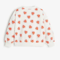 Clearance Girls' Beige Sweatshirt Child Cardigans & Sweaters