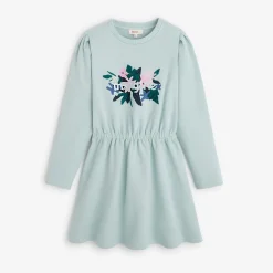 New Girls' Blue Long Sleeve Dress Child Dresses & Skirts