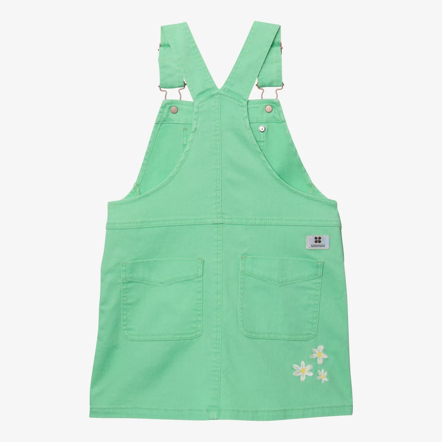 Hot Girls' Embroidered Bib Dress Child Dresses & Skirts