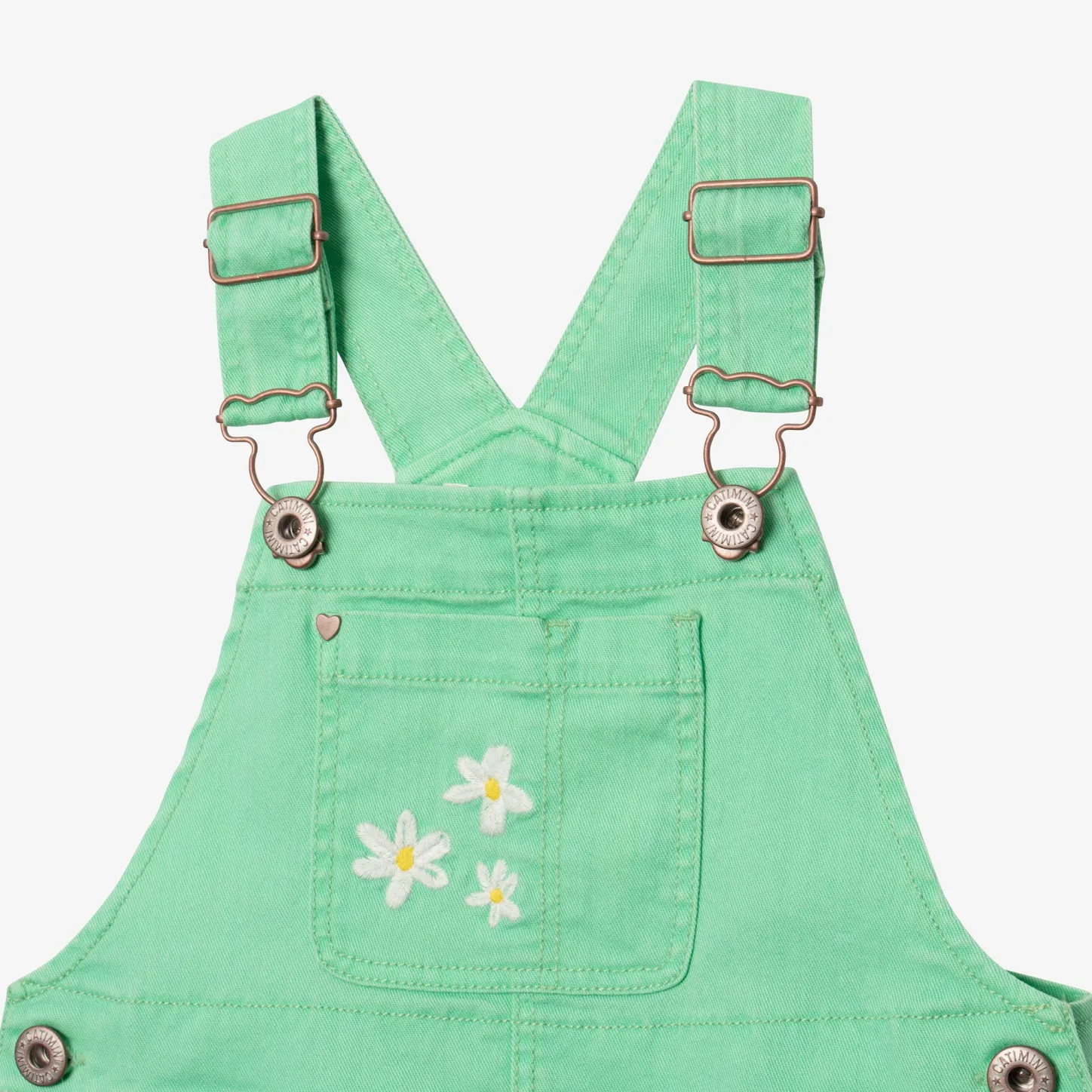Hot Girls' Embroidered Bib Dress Child Dresses & Skirts