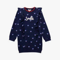 New Girls' Fleece Tiger Print Sweatshirt Dress Child Dresses & Skirts