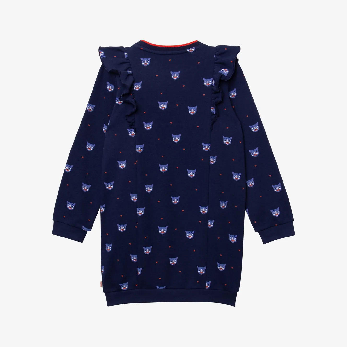 New Girls' Fleece Tiger Print Sweatshirt Dress Child Dresses & Skirts