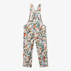 Discount Girls' Floral Print Overalls Child Pants & Shorts