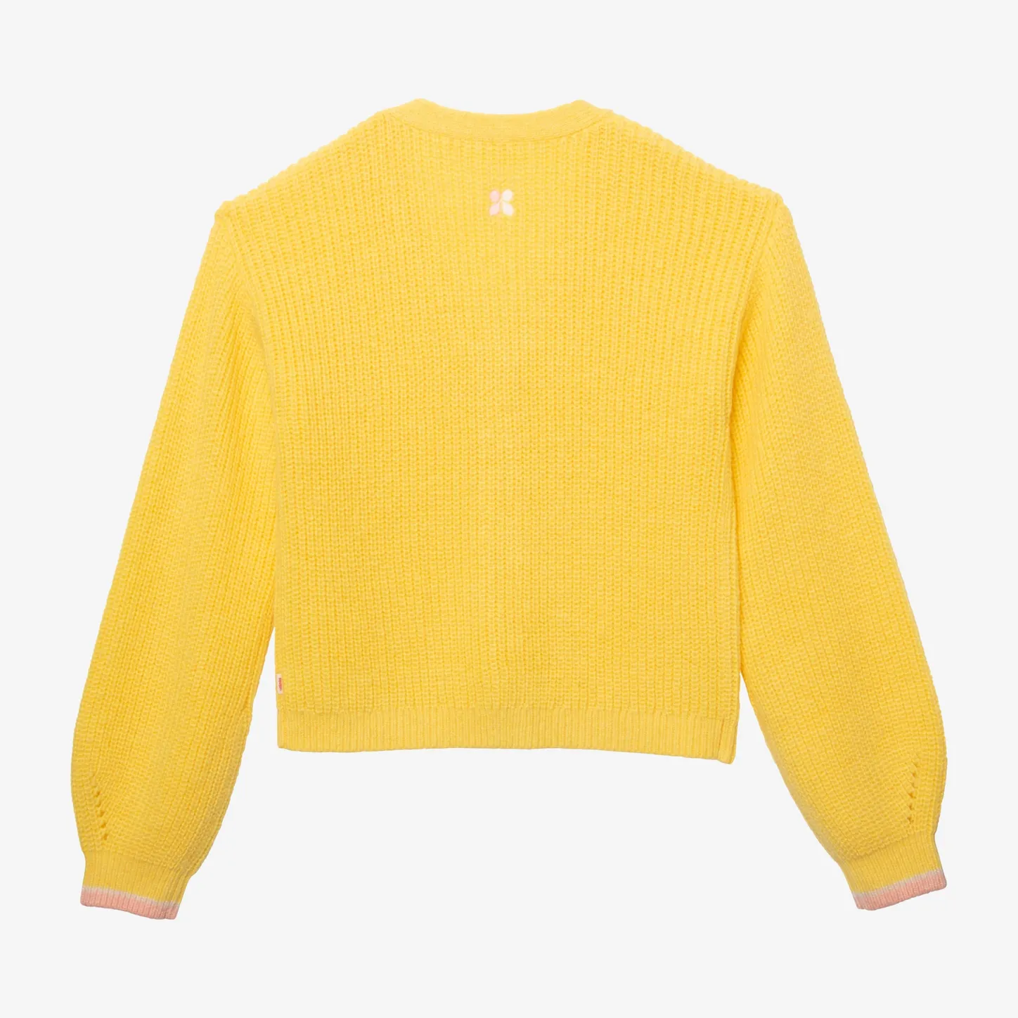 Discount Girl's Fluffy Yellow Cardigan Child Cardigans & Sweaters