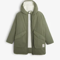 Best Girls' Green Parka Child Outerwear