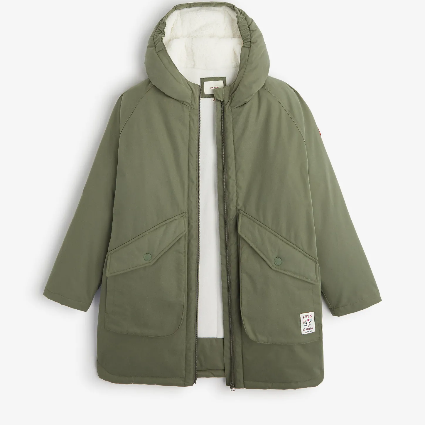 Best Girls' Green Parka Child Outerwear