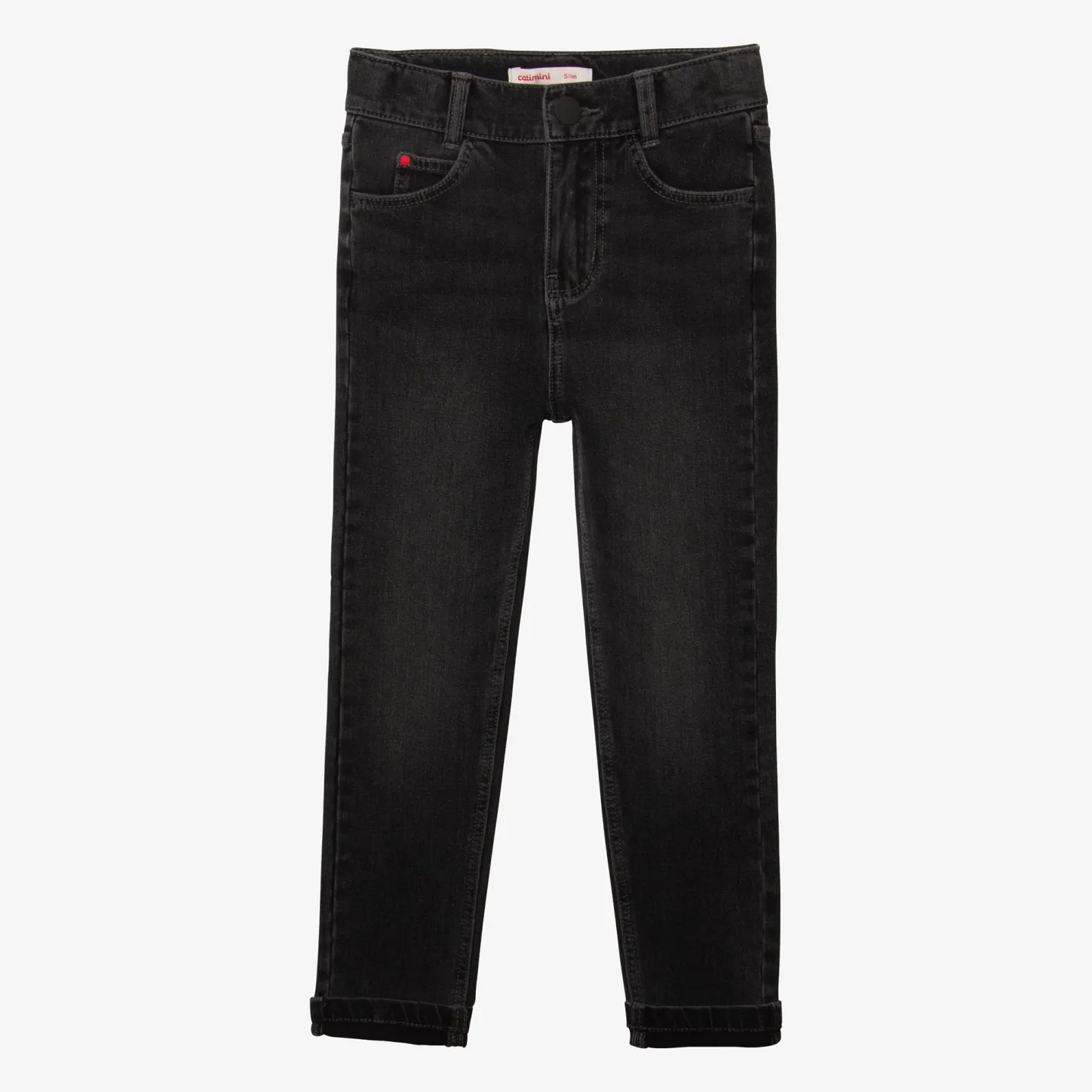 Sale Girls' Grey Denim Pants Child Pants & Shorts
