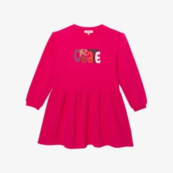 Hot Girls' Hot Pink Long Sleeve Dress Child Dresses & Skirts