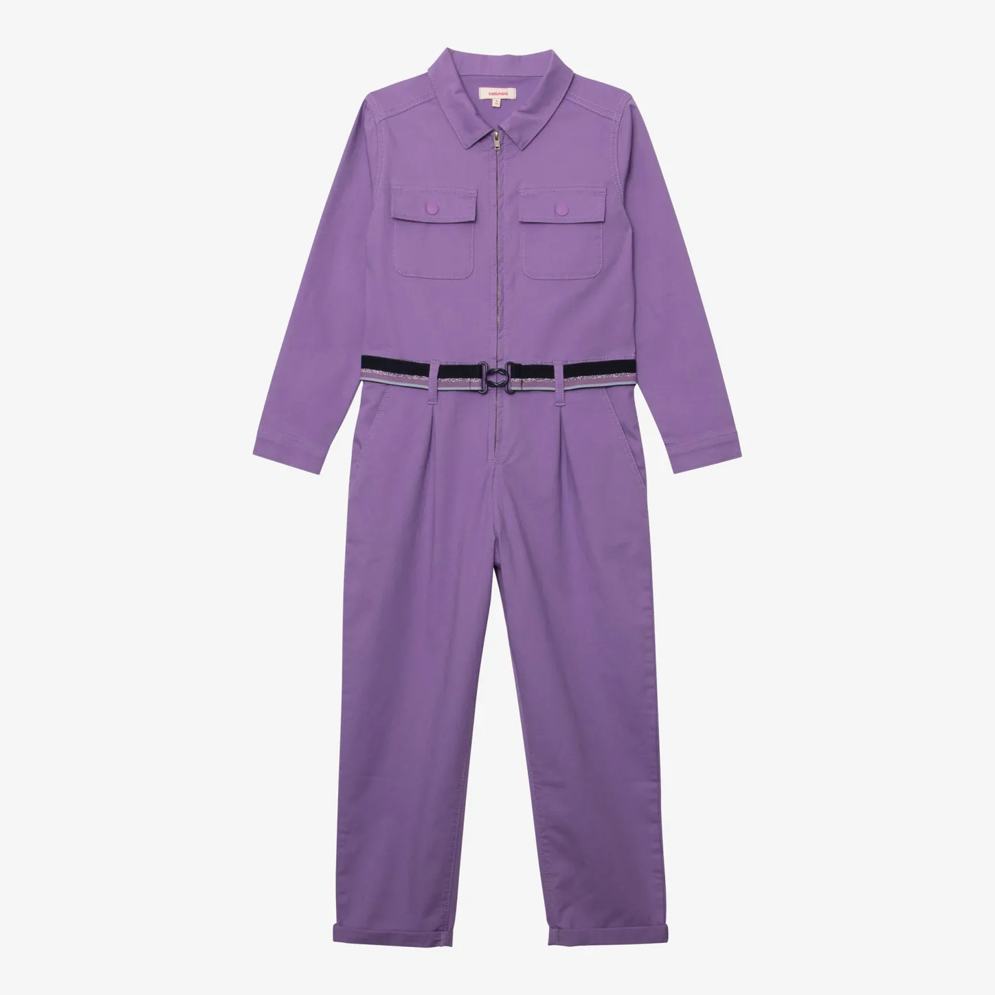 Online Girls' Long Purple Jumpsuit Child Pants & Shorts