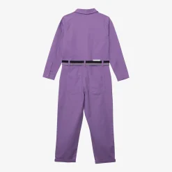 Online Girls' Long Purple Jumpsuit Child Pants & Shorts