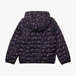 Fashion Girls' Navy Blue Bomber Jacket Child Outerwear