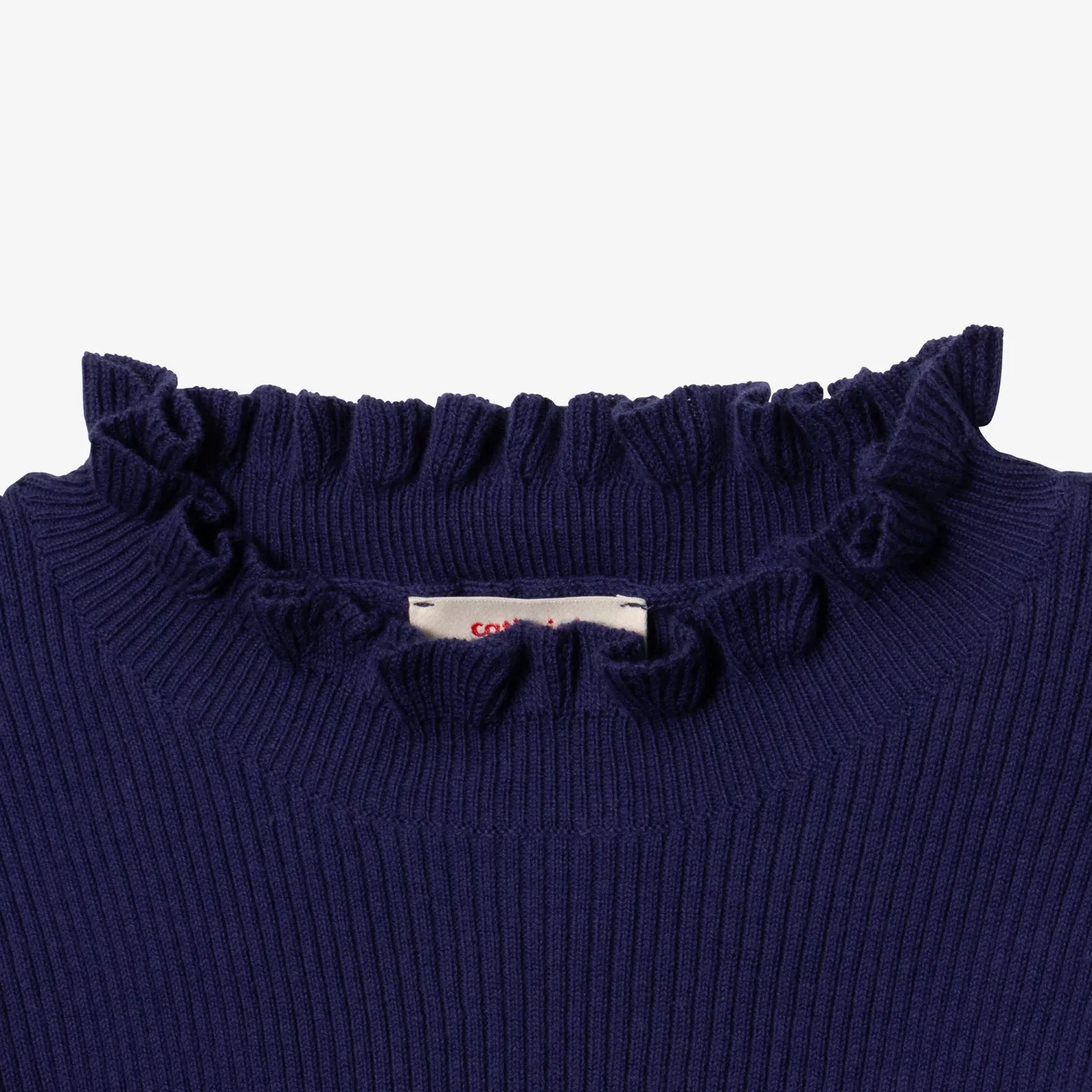 New Girls' Navy Blue Knitted Sweater Child Cardigans & Sweaters