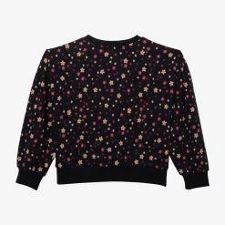 Discount Girls' Navy Blue Sweatshirt Child Cardigans & Sweaters