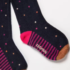 Sale Girls' Navy Blue Tights Child Accessories