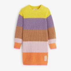 Fashion Girls' Neon Yellow Long Sleeve Dress Child Dresses & Skirts