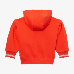 Best Girls' Orange Butterfly Cardigan Child Cardigans & Sweaters