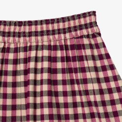 Outlet Girls' Purple Gingham Skirt Child Dresses & Skirts