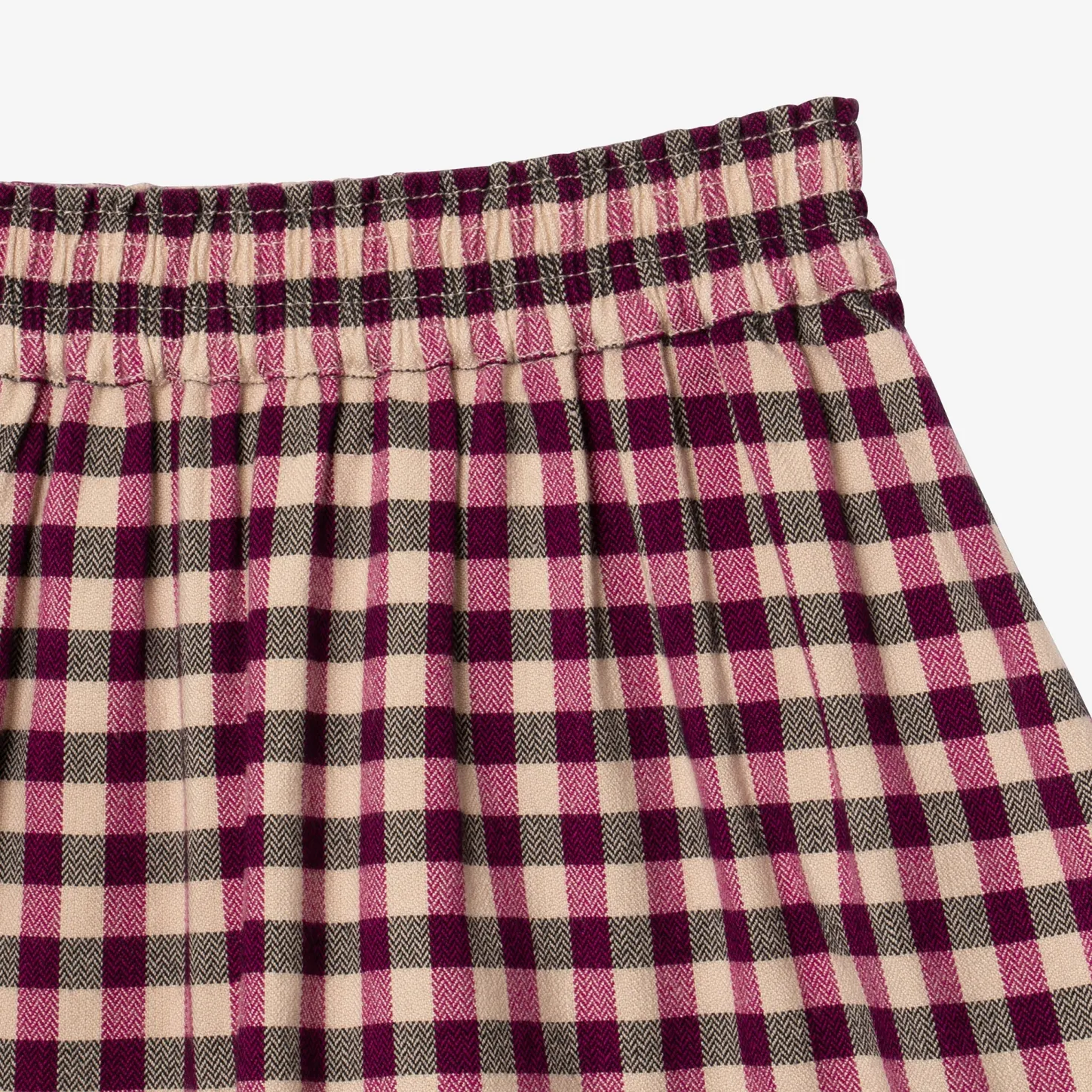 Outlet Girls' Purple Gingham Skirt Child Dresses & Skirts