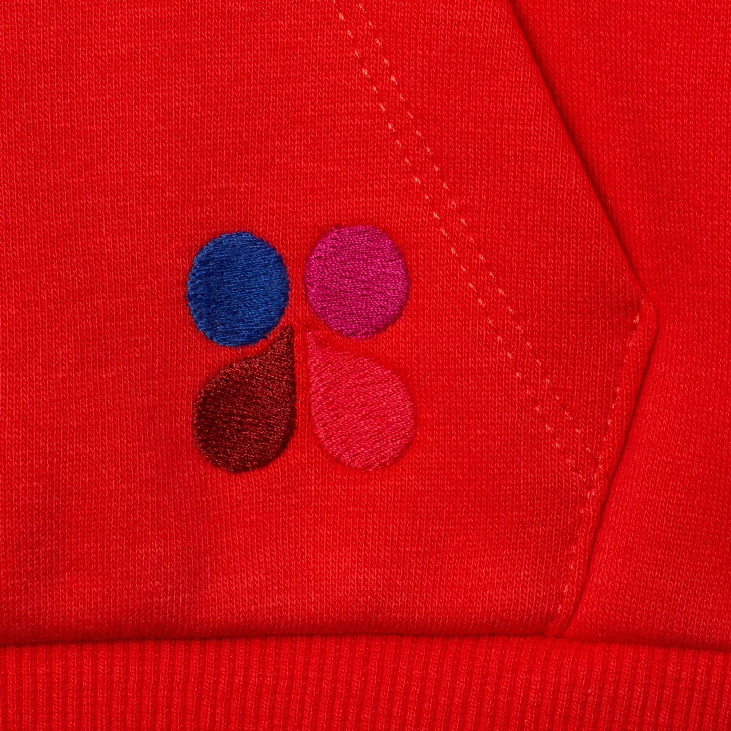 Discount Girls' Red Zip Hoodie Child Cardigans & Sweaters