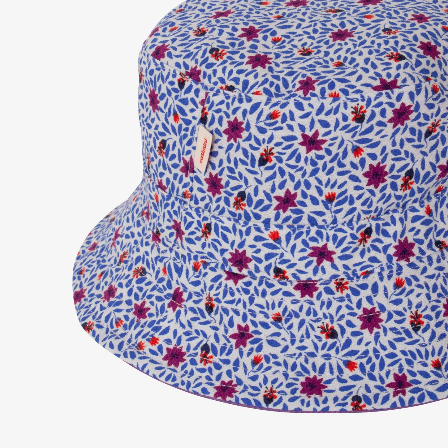 Clearance Girls' Reversible Floral Print Bucket Hat Child Accessories