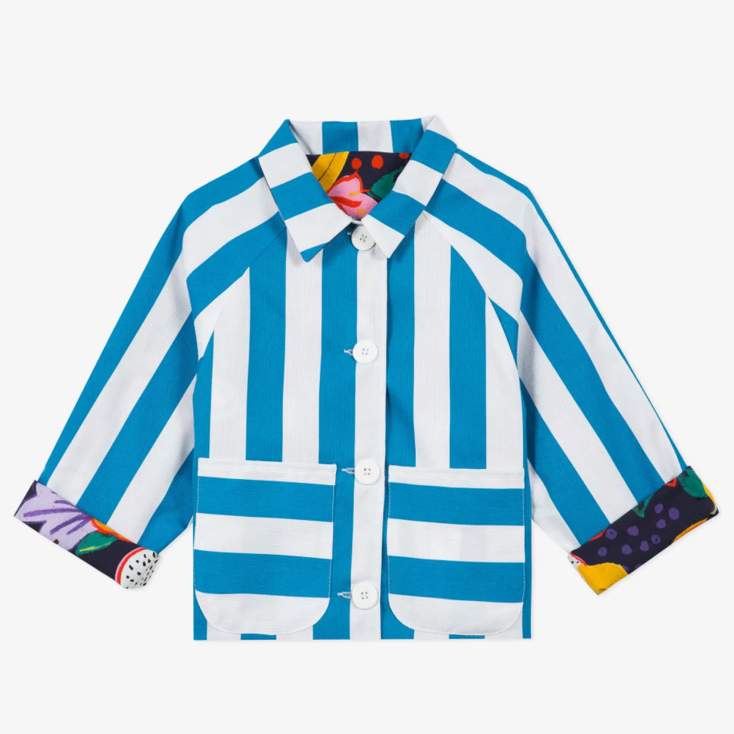 Hot Girls' Reversible Printed Jacket Child Outerwear