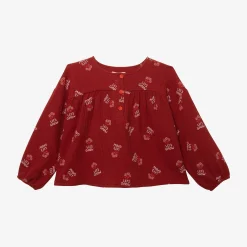 Outlet Girls' Terracotta Blouse Child T-Shirts & Tops