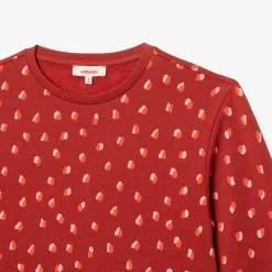 Hot Girls' Terracotta Long Sleeve Sweatshirt Dress Child Dresses & Skirts