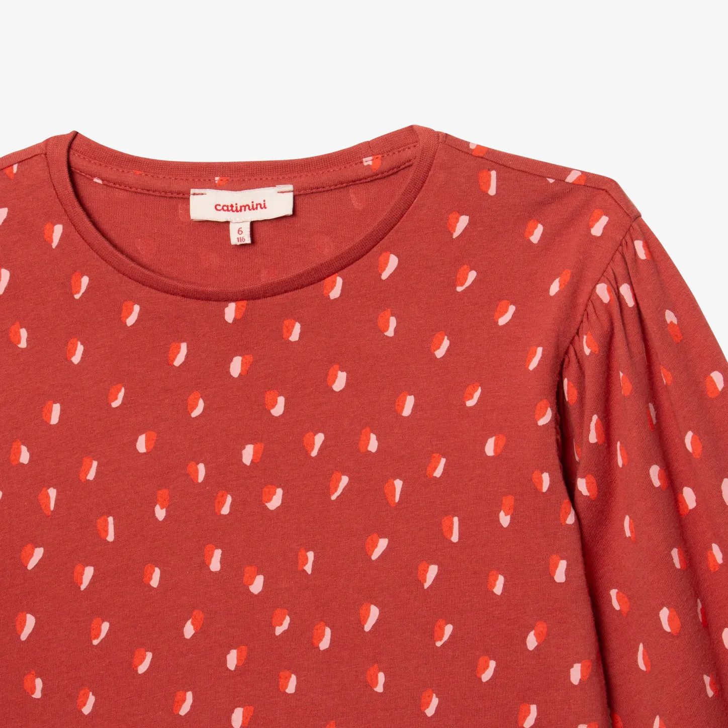 Outlet Girls' Terracotta T-Shirt Child T-Shirts & Tops