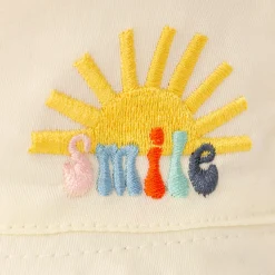 Fashion Girls' White Bucket Hat Child Accessories