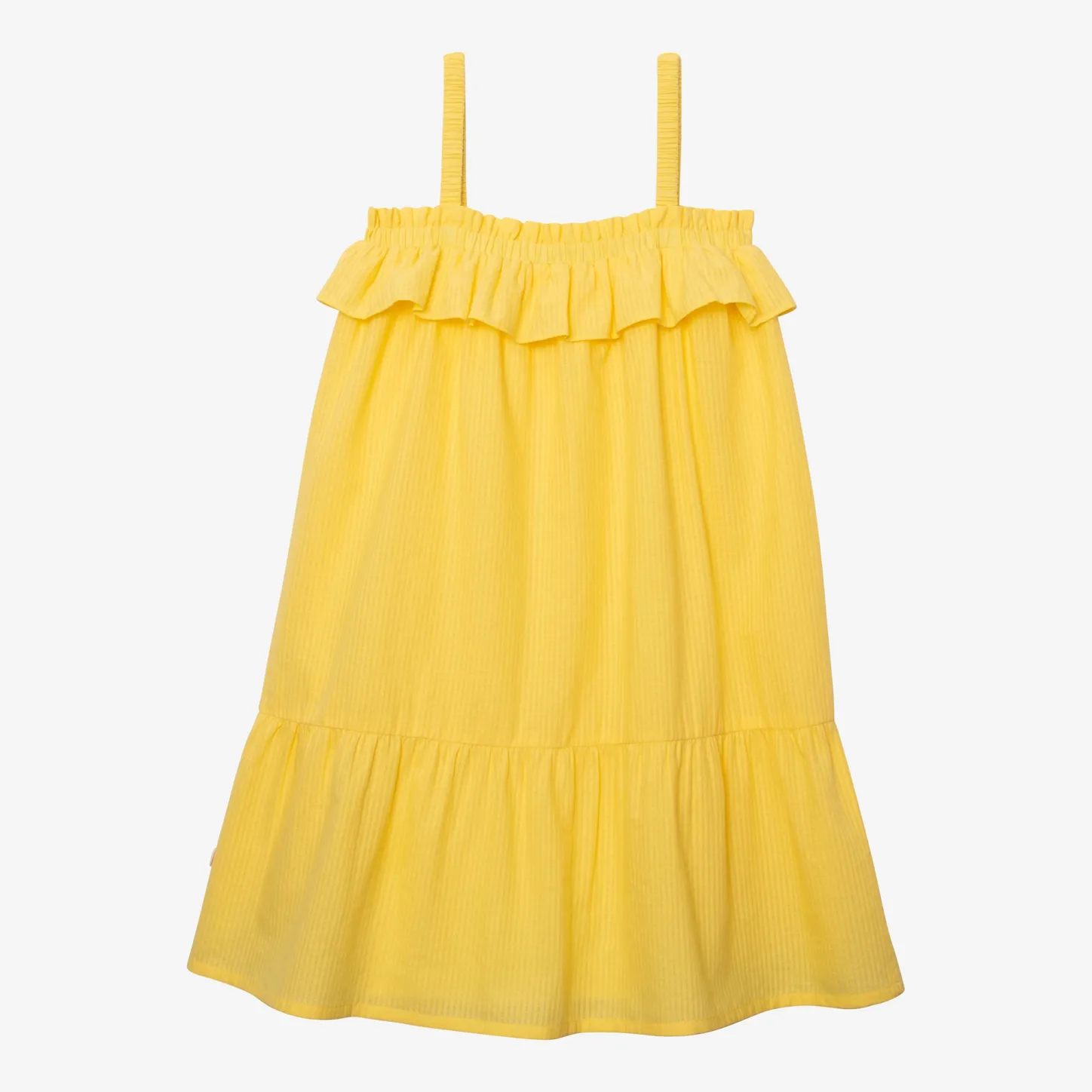 Fashion Girls' Yellow Overall Dress Child Dresses & Skirts