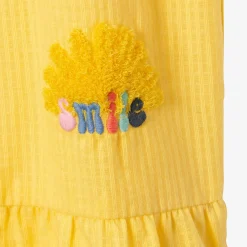 Fashion Girls' Yellow Overall Dress Child Dresses & Skirts