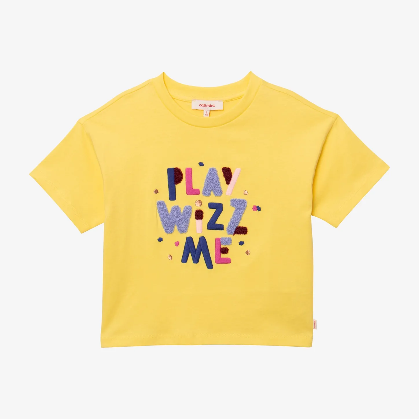 New Girls' Yellow T-Shirt Child T-Shirts & Tops