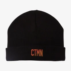 Online Kid Black Knit Beanie Child Accessories