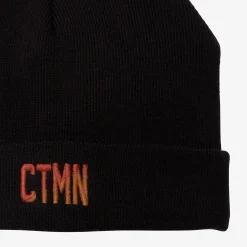 Online Kid Black Knit Beanie Child Accessories