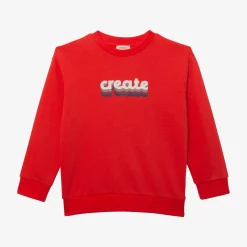 Fashion Kid Red Sweatshirt Child Cardigans & Sweaters