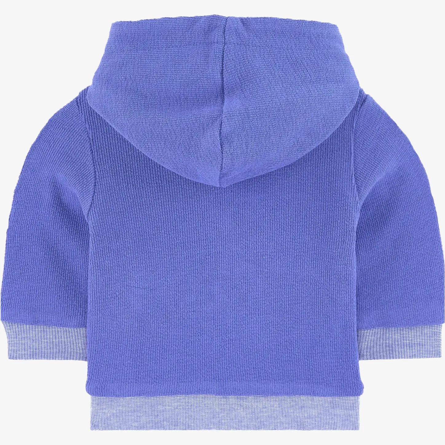 Outlet Newborn Boy Blue Reversible Hooded Cardigan Child Cardigans & Sweaters