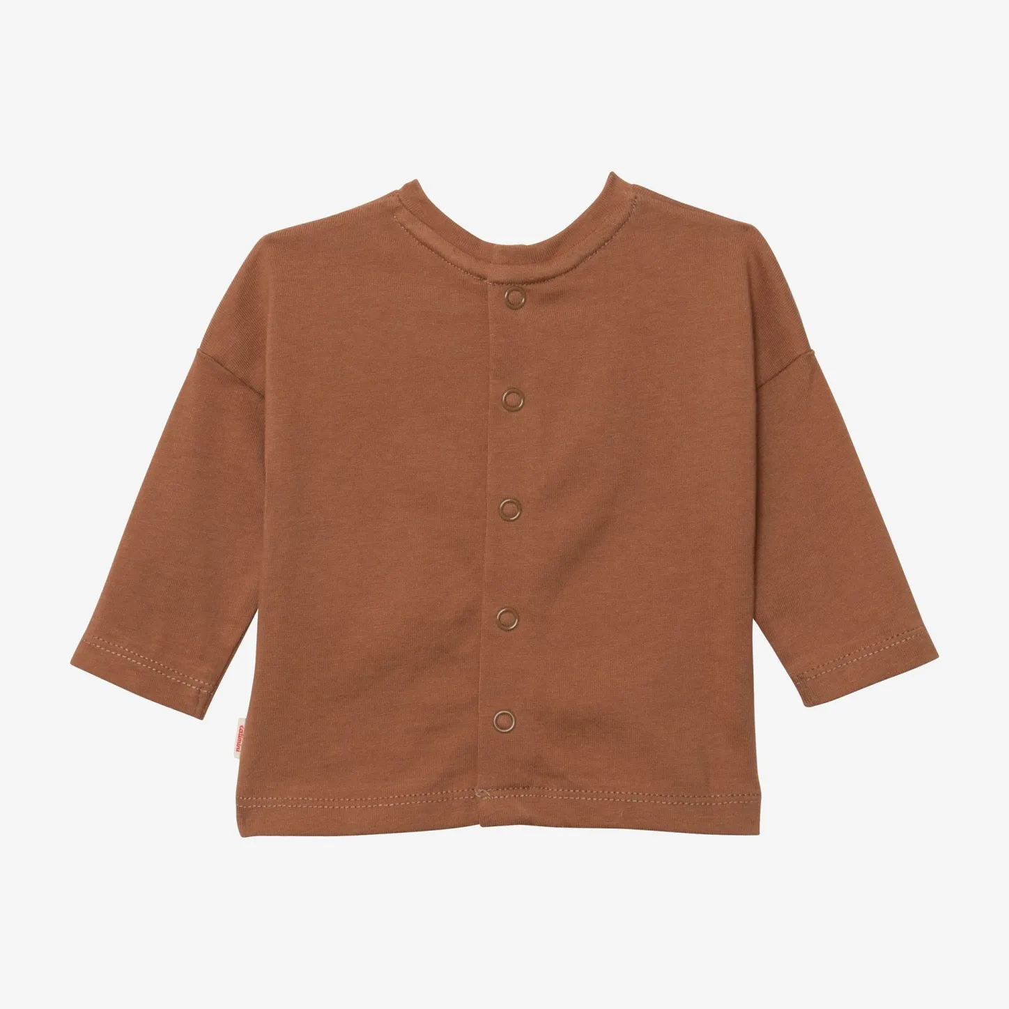 Sale Newborn Boy Brown Long Sleeve T-Shirt Child Tops