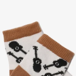 Discount Newborn Boy Ivory Guitar Socks Child Accessories