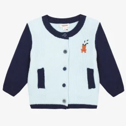 Hot Newborn Boy Light Blue Knit Cardigan Child Cardigans & Sweaters