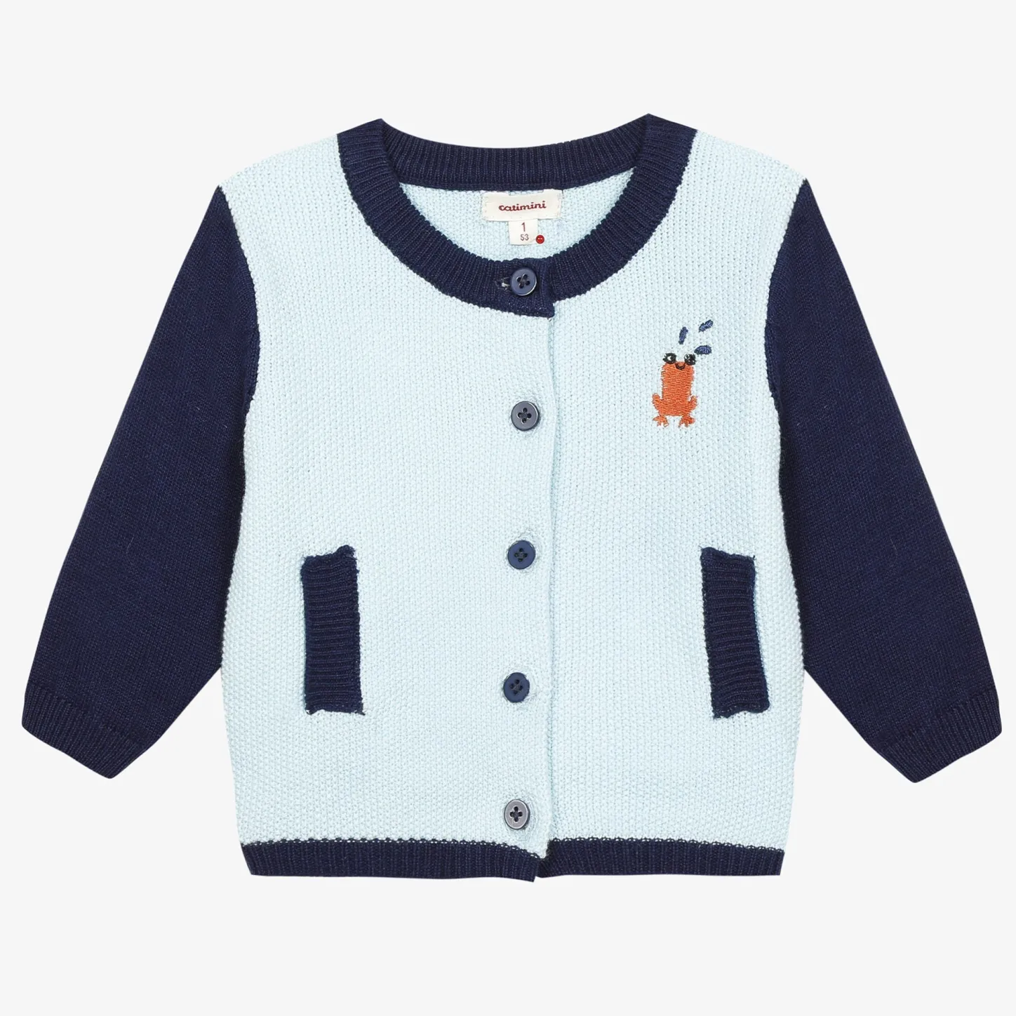 Hot Newborn Boy Light Blue Knit Cardigan Child Cardigans & Sweaters