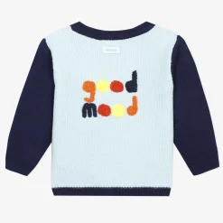 Hot Newborn Boy Light Blue Knit Cardigan Child Cardigans & Sweaters