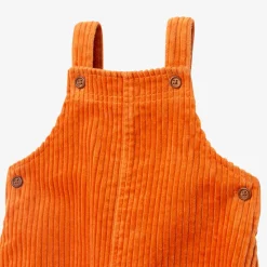 Fashion Newborn Boy Orange Corduroy Overalls Child Bottoms