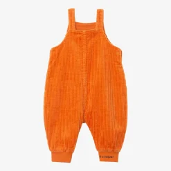 Fashion Newborn Boy Orange Corduroy Overalls Child Bottoms
