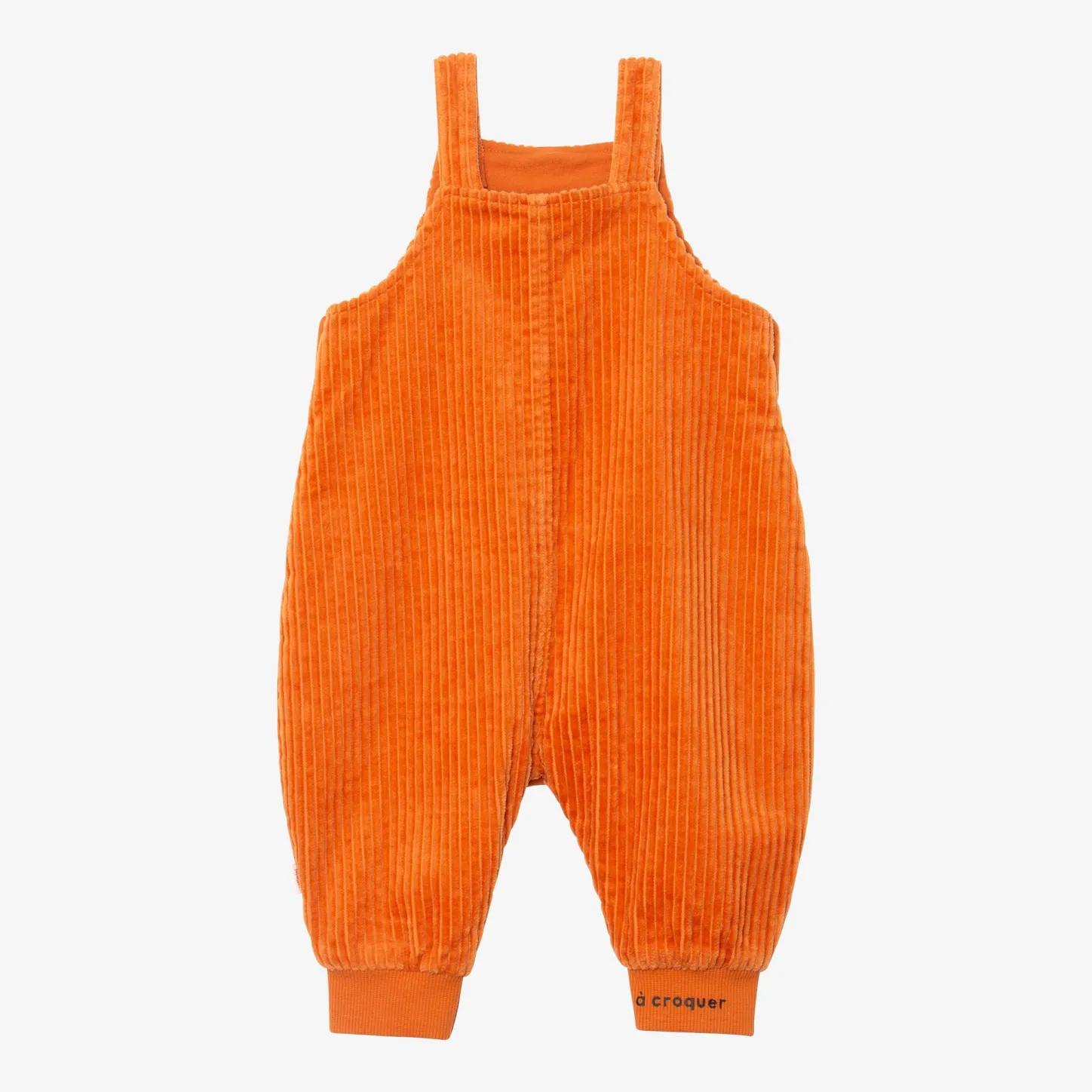 Fashion Newborn Boy Orange Corduroy Overalls Child Bottoms