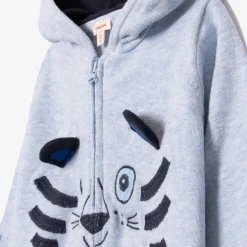 Discount Newborn Boy Tiger Zipped Hooded Cardigan Child Cardigans & Sweaters