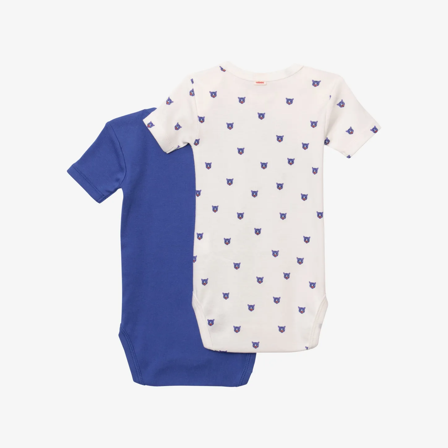 Online Newborn Boy's Blue And Ecru 2-Pack Bodysuits Child Pajamas & Bodysuits