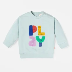 Discount Newborn Boys' Blue Sweatshirt Child Cardigans & Sweaters