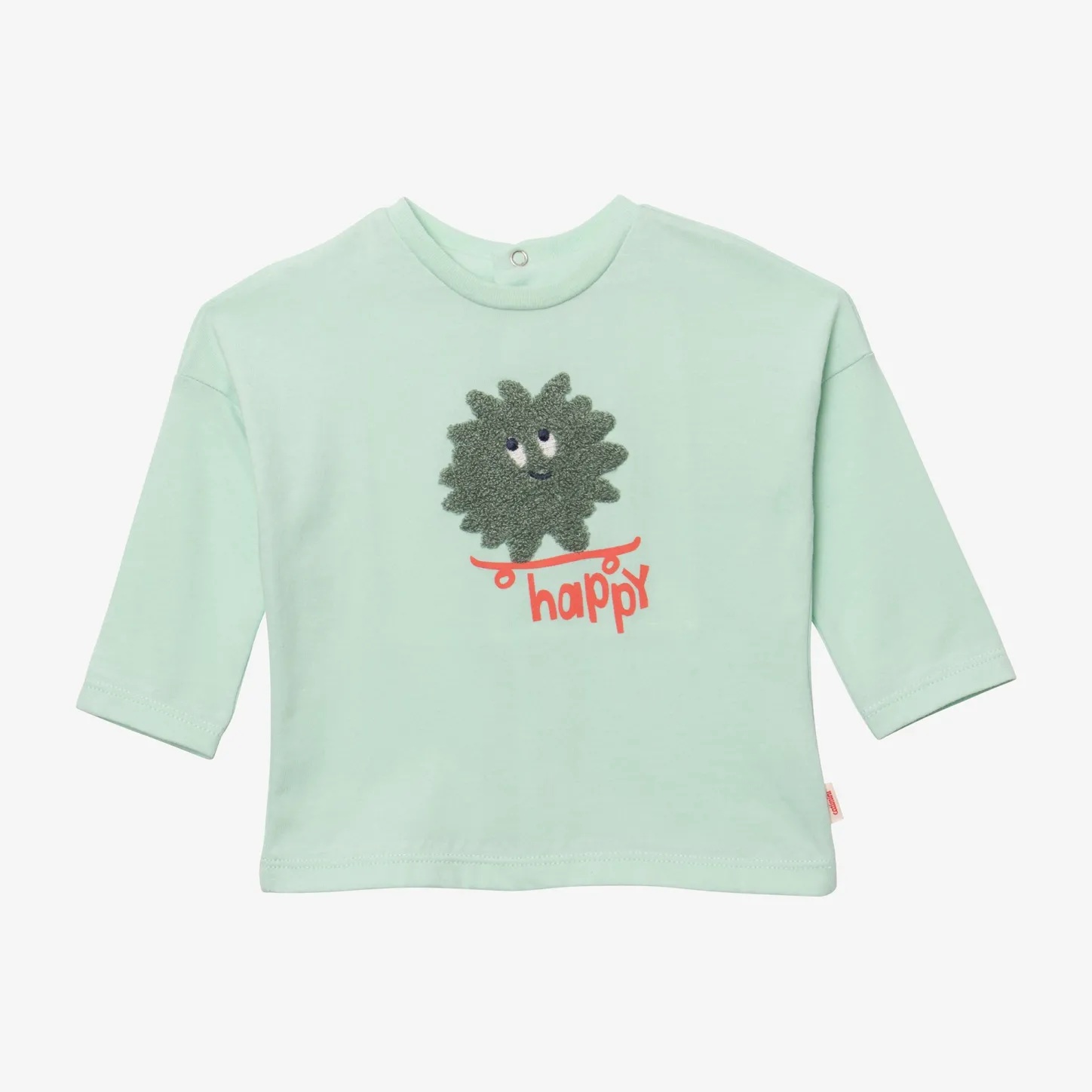 Clearance Newborn Boys' Green Boucle T-Shirt Child Tops