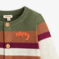 Outlet Newborn Boys' Heather Gray Cardigan Child Cardigans & Sweaters